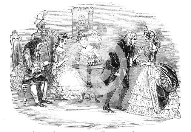 Scene from "The Confederacy", at the Haymarket Theatre, 1844. Creator: Unknown.