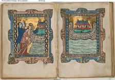 Cycle of Old and New Testament Images, Possibly Prefatory Cycle for a Psalter, c.1250. Creator: Unknown.