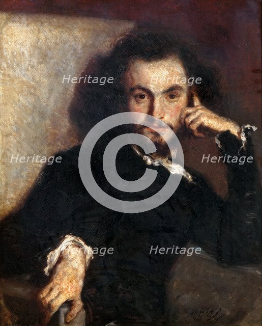 Charles Baudelaire (1821-1867). Artist: Deroy, Émile (1820-1846)