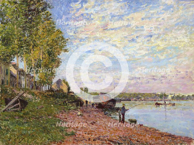 Le Loing à Saint-Mammès, 1883. Creator: Sisley, Alfred (1839-1899).
