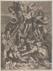 The Descent from the Cross, 1615-31. Creator: Charles David.