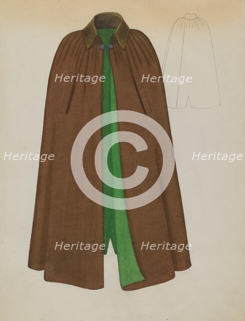 Cape, c. 1937. Creator: Marie Mitchell.