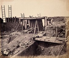 Taku, China: the North Fort: Chinese corpses following the capture of the fort by the Eng..., 1860. Creator: Felice Beato.