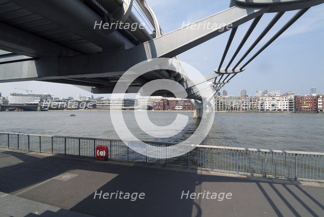 Millennium Bridge, 2005. Creator: Ethel Davies.