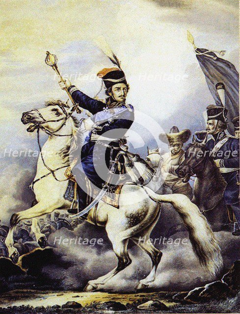 Count Matvei Ivanovich Platov (1757-1818). Artist: Orlowski (Orlovsky), Alexander Osipovich (1777-1832)