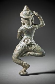 Dancing Celestial Female (Apsaras) (image 2 of 2), 12th-13th century. Creator: Unknown.