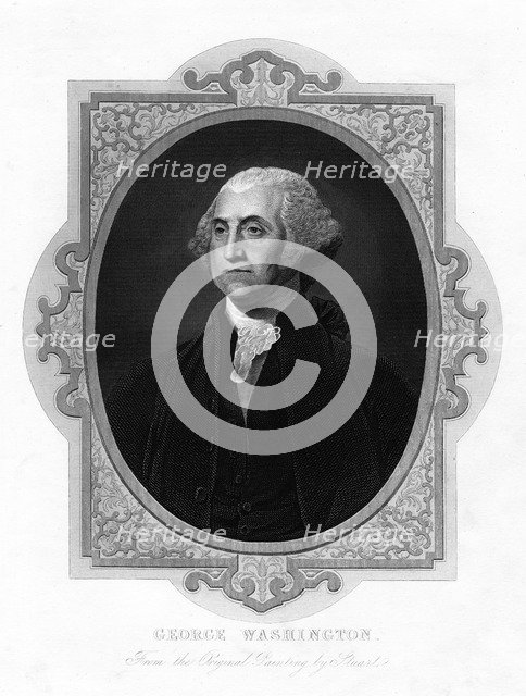 George Washington, first President of the United States, 19th century. Artist: Unknown