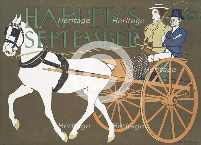 Harper's September, c1890 - 1907. Creator: Edward Penfield.