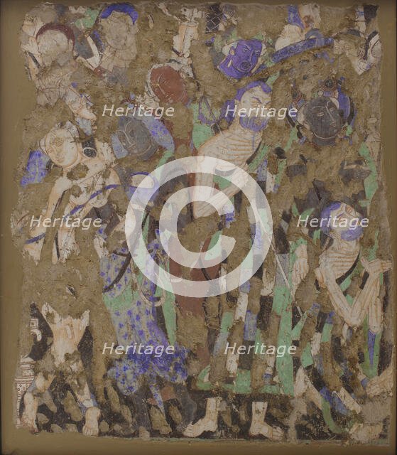 Two Assemblies, from Cave 224, 4th-6th century. Creator: Unknown.