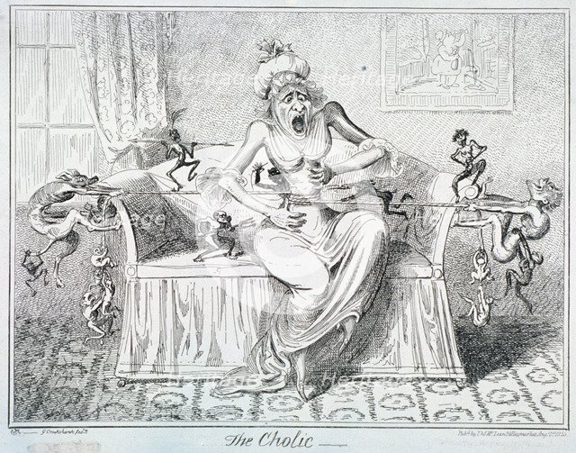 'The Cholic', 1835. Artist: George Cruikshank