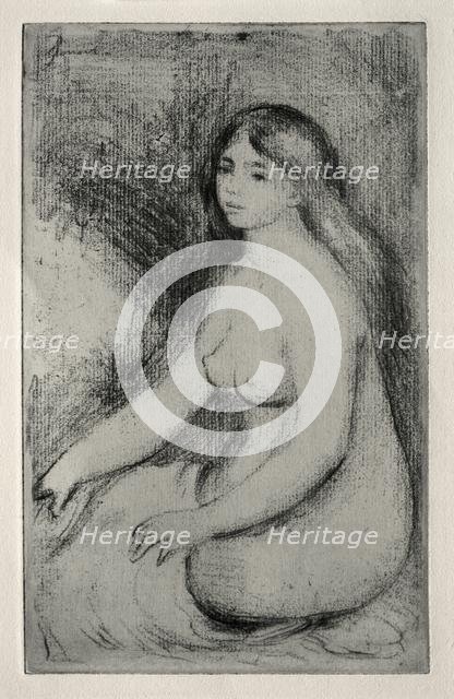 Baigneuse assise, c. 1905. Creator: Pierre-Auguste Renoir (French, 1841-1919).
