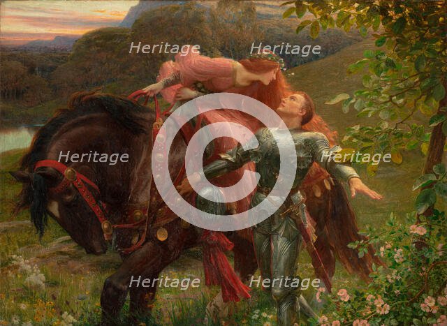 La Belle Dame sans Merci, 1901. Creator: Dicksee, Sir Frank (1853-1928).