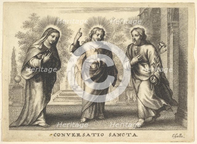 Conversatio sancta. Creator: Cornelis Galle I.