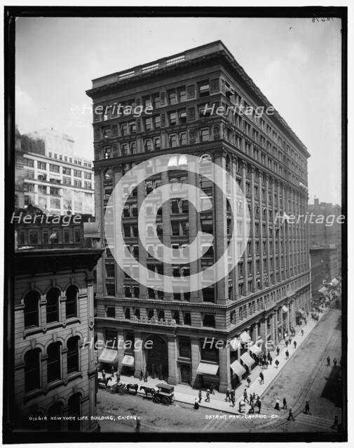 New York Life Building, Chicago, 1900 Sept 11. Creator: Unknown.