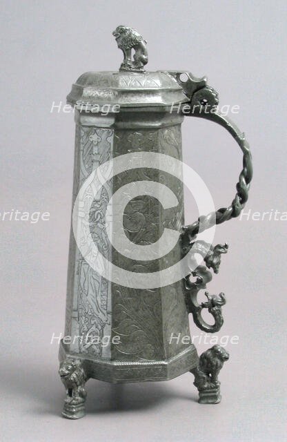 Flagon, German, late 15th century. Creator: Unknown.