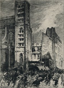 'Church of St Nicholas-du-Chardonnet', 1915. Artist: PA Bouroux.