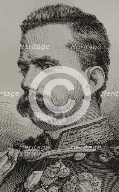 Umberto I, (1844-1900), King of Italy, (1878-1900), member of the House of Savoy. Creator: Arturo Carretero y Sánchez.