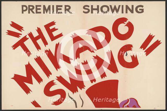 The Mikado Swing, San Diego, [193-]. Creator: Unknown.