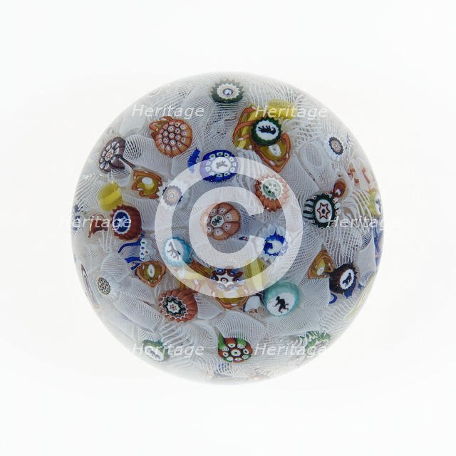 Paperweight, Lunéville, 1847. Creator: Baccarat Glasshouse.