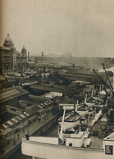 'The Landing Stage at Liverpool', 1936. Artist: Unknown.