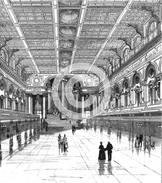''The Centennial Hall at Sydney, New South Wales; The Interior of the largest public hall...', 1890. Creator: Unknown.