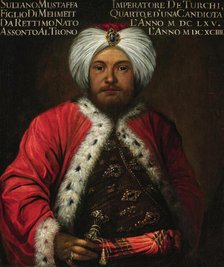 Portrait of Sultan Mustafa II (1664-1703) , um 1700. Creator: Anonymous.