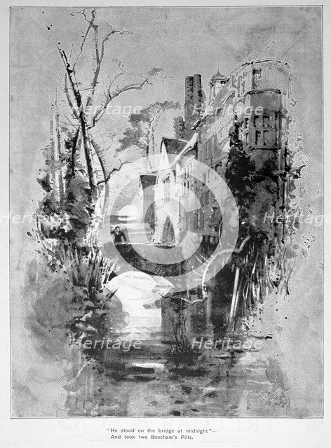 Beecham's Pills advertisement, 1914. Artist: Unknown