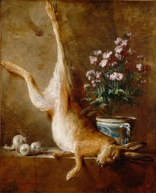 Still Life with Dead Hare, c1760. Creator: Jean-Simeon Chardin.