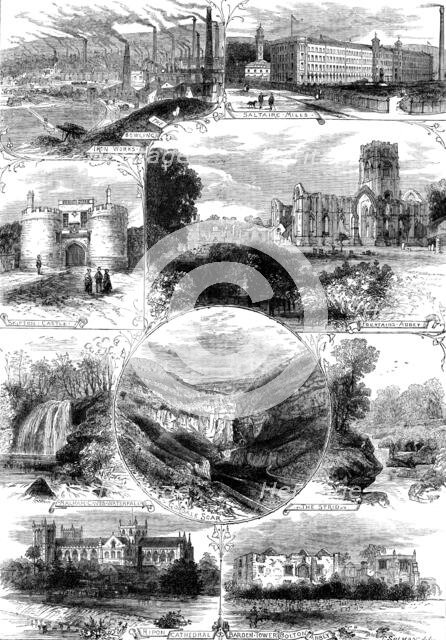 Places near Bradford visited by the British Association, 1873. Creator: Unknown.