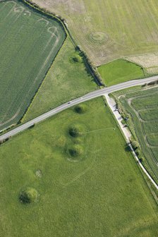 Overton Hill round barrow cemetery and The Sanctuary, Wiltshire, 2015. Creator: Historic England.