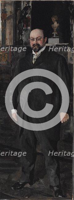 Portrait of Mikhail Abramovich Morozov (1870-1903), 1902. Creator: Serov, Valentin Alexandrovich (1865-1911).