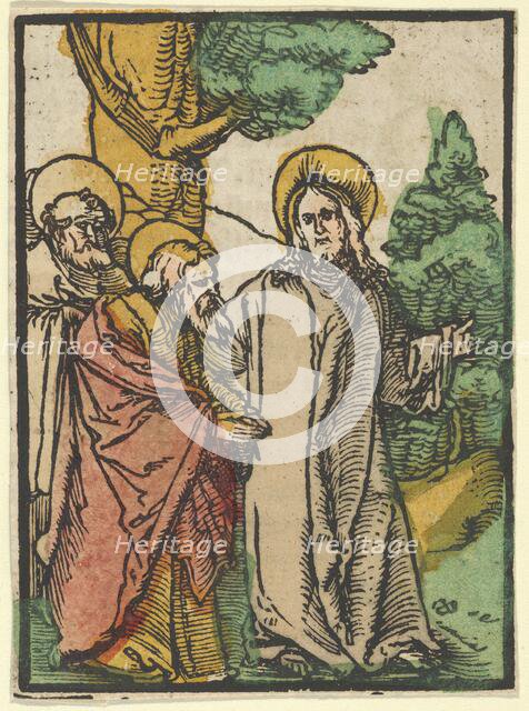 Christ Talking to the Disciples, 5, from Das Plenarium, 1517. Creator: Hans Schäufelein the Elder.