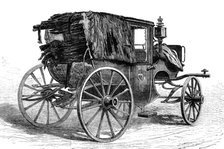 The Conspiracies in St. Petersburg: the late Emperor's carriage, shattered by the..bomb-shell, 1881. Creator: Unknown.