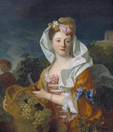 Portrait of a Lady as Pomona, early 18th century. Creator: Jean Ranc.