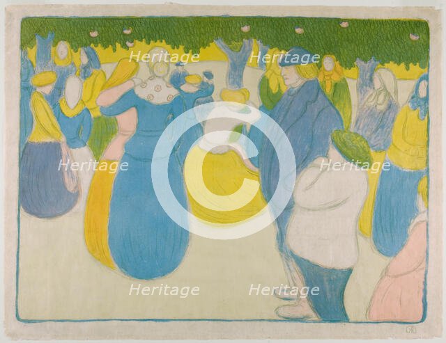 Festival in Bretagne, 1895-96. Creator: Jozsef Rippl-Ronai.
