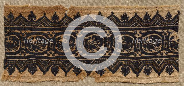 Fragment, Probably Part of a Clavus, 400s - 600s. Creator: Unknown.