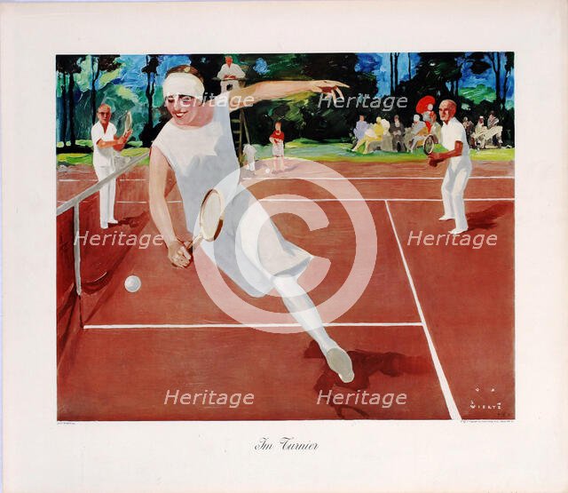 Tennis, 1930s. Creator: Wiertz, Jupp (1888-1939).