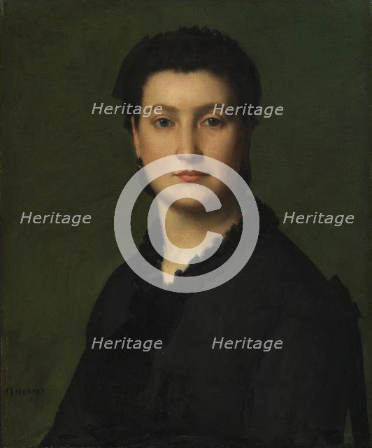 Portrait of a Woman, c. 1875-1880. Creator: Jean-Jacques Henner (French, 1829-1905).