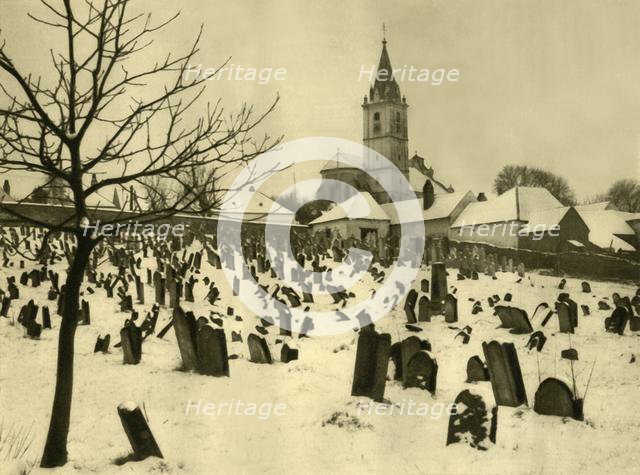Jewish cemetery, Mattersburg, Burgenland, Austria, c1935. Creator: Unknown.