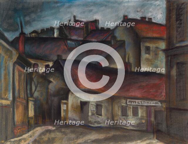 The outskirts of the town, 1928. Creator: Konstantin Bauer.