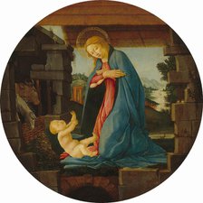 The Virgin Adoring the Child, 1480/1490. Creator: Sandro Botticelli.