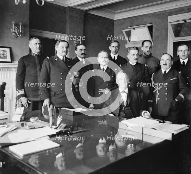 French Naval Mission, between 1910 and 1920. Creator: Harris & Ewing.