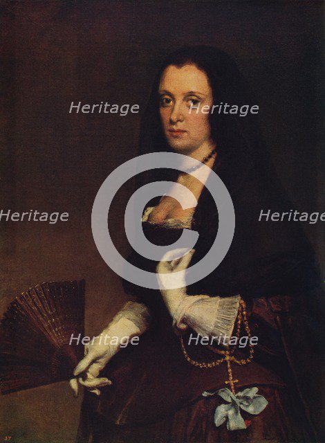 'Lady with a Fan', c1638-1639, (c1915). Artist: Diego Velasquez.
