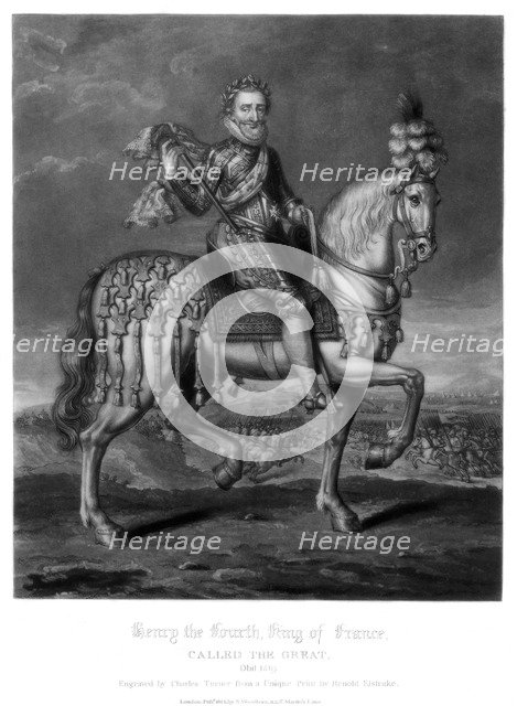 Henry IV, King of France, (1816).Artist: Charles Turner
