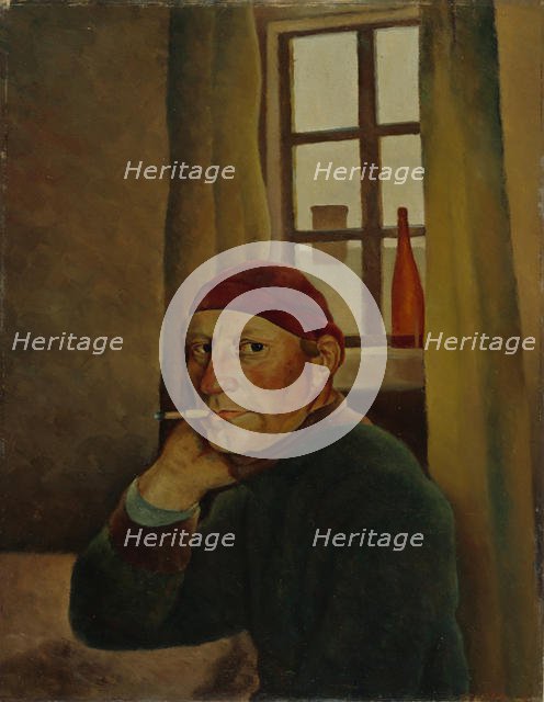 Self-Portrait, 1933. Creator: Lampi, Vilho (1898-1936).