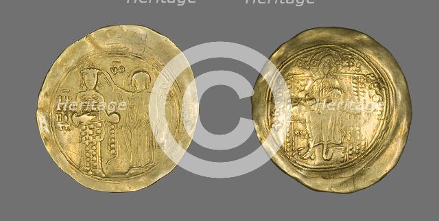 Hyperpyron (Coin) of John II Comnenus, 1118-1143. Creator: Unknown.