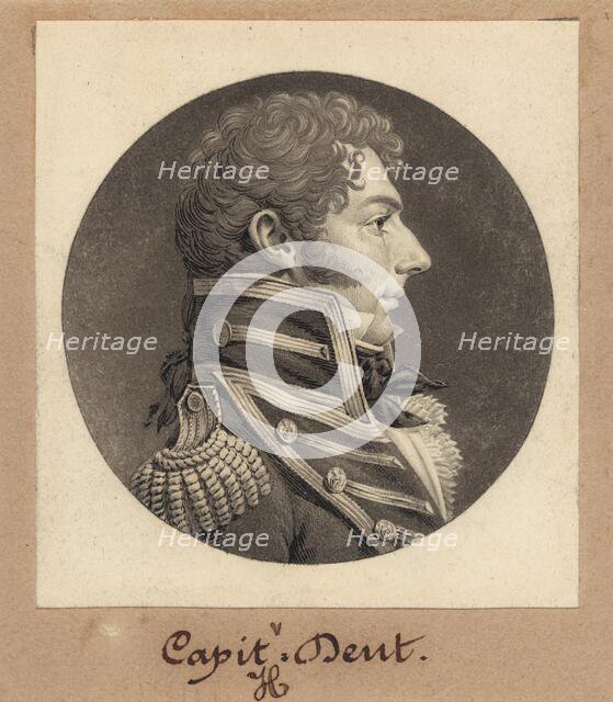 John Herbert Dent, 1809. Creator: Charles Balthazar Julien Févret de Saint-Mémin.