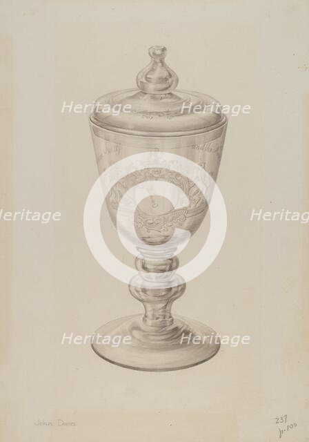 Glass, 1935/1942. Creator: John Dana.