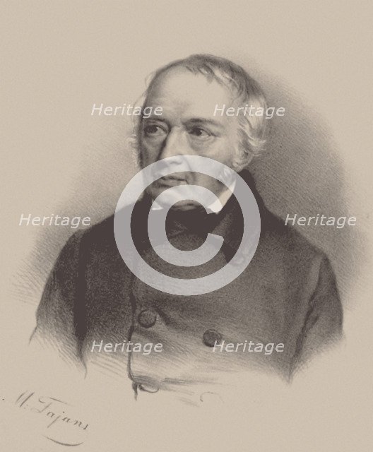 Portrait of Joseph Elsner (1769-1854), ca 1854.