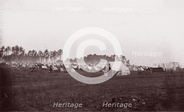 Camp near Brandy Station, 1863-64. Creators: James Gardner, Tim O'Sullivan.